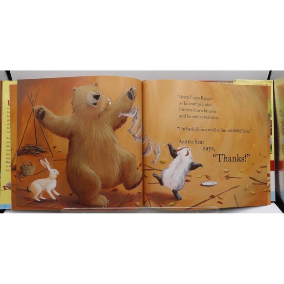 Bear Says Thanks by Karma Wilson, Jane Chapman Illus. Simon & Schuster HB DJ ©20 - Picture 6 of 7
